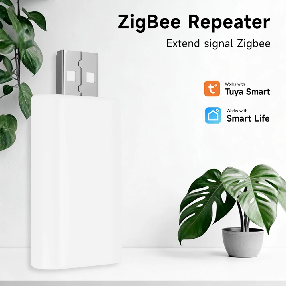 Tuya Mini ZigBee 3.0 Signal Repeater USB Extender Signal Amplifier for Smart Life Need Gateway Smart Home Devices Automation