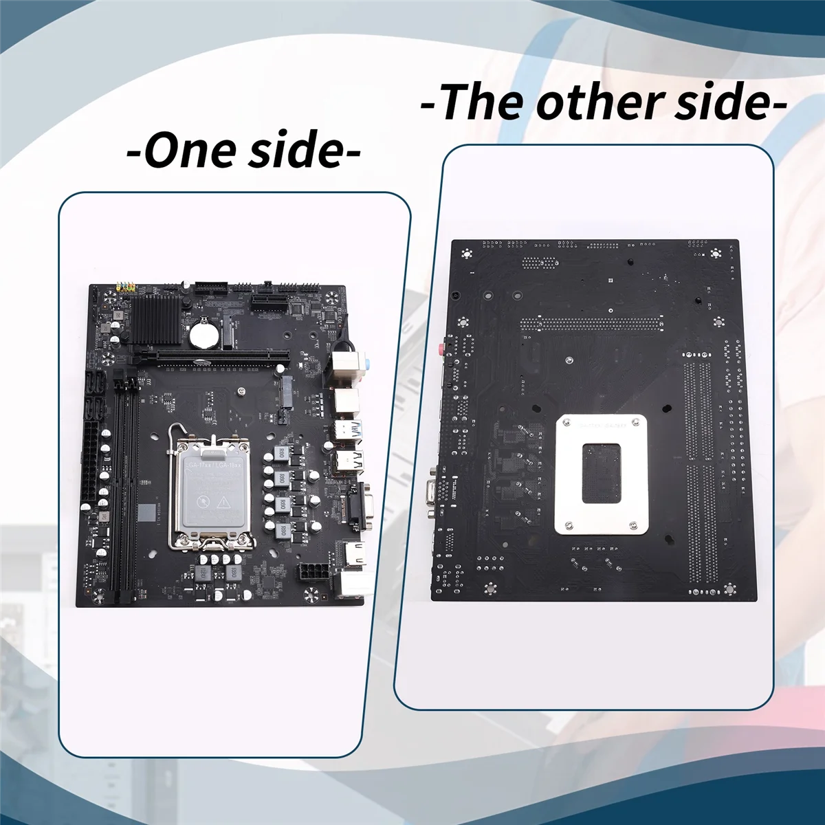 ABXHA H610S4 M4 لوحة أم للكمبيوتر المكتبي DDR4 الذاكرة LGA1700 CPU I5 12400F/12100 RTL8111G/H 1000mbps LAN