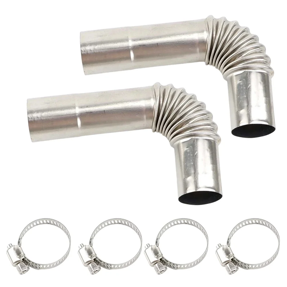 25mm & 26mm Exhaust Tube Elbow Connector Compatible With For Diesel Heaters And Various Exhaust Systems For Cars And Trucks