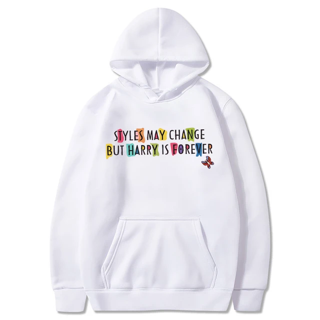 Style May Change But Harry Is Forever Hoodie Vintage Y2k 90s Rainbow Colour Graphic Hooded Sweatshirt Love on Tour Xmas Hoodies AliExpress 200000345