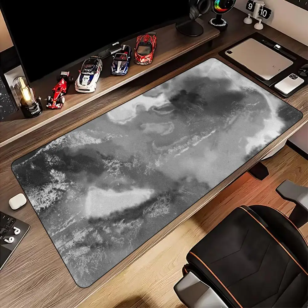 

Коврик для мыши серии Abstract Art Grey, настольный коврик, игровой коврик, аксессуары для геймера, ПК, резиновая противоскользящая клавиатура, удлиненные коврики для мыши, коврик maus