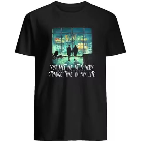 You Met Me At A Very Strange Time In My Life Fight Club 90S Film Tyler Durden Marla Singer Gift Graphic Tee Unisex T-Shirt(1)