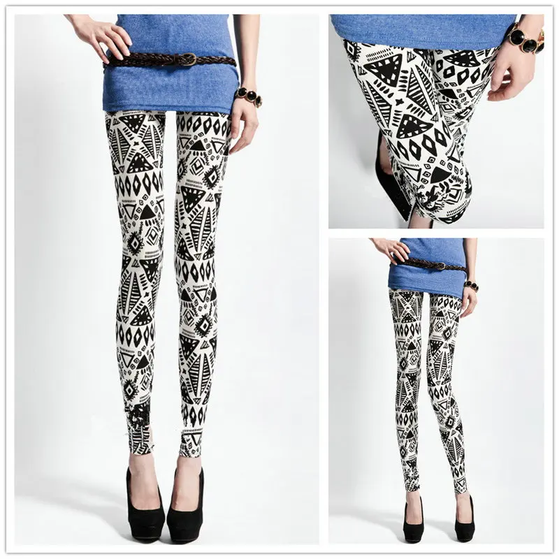 Legging mulheres de cintura alta leggings de fitness mulheres graffiti impressão dos desenhos animados leite de seda leggings calças femininas sa656