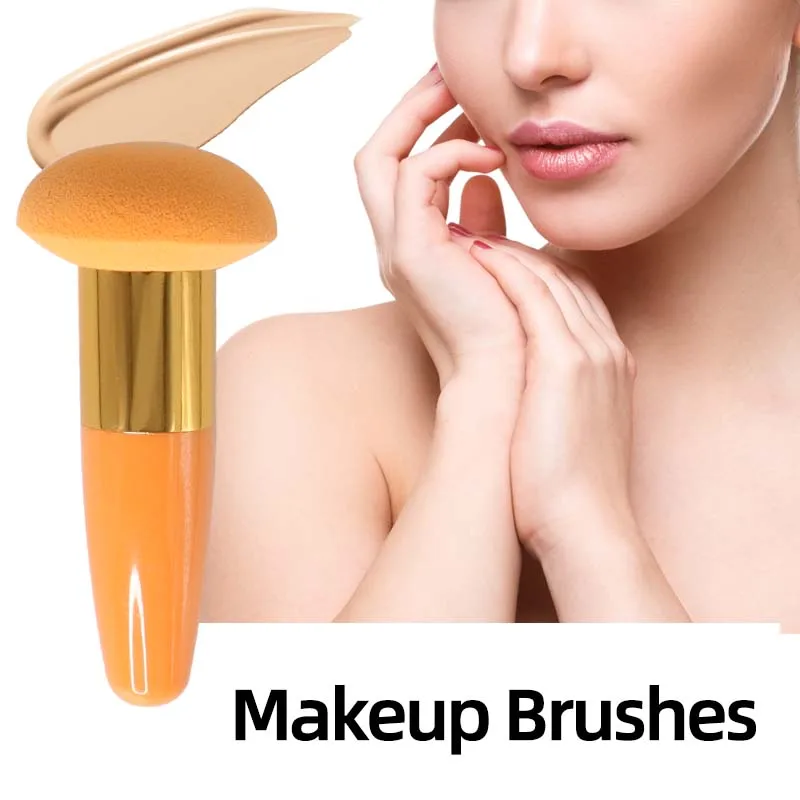 1PC  Mushroom Head Foundation Powder Sponge Beauty Cosmetic Puff Liquid Cream Face Make Up Brushes Cosmetic Stick Beauty Tools