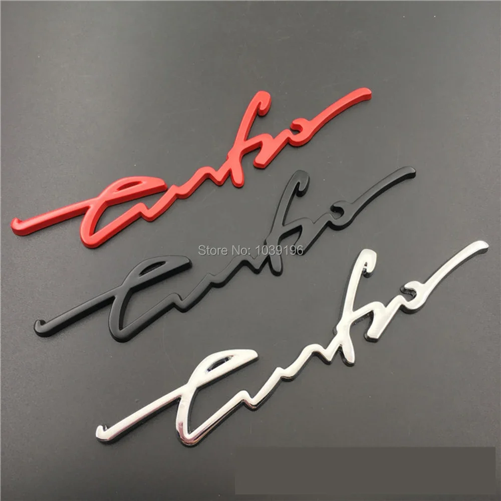 New Design Car Styling Car Turbo Boost Loading Boosting 3D Metal Chrome Zinc Alloy 3D Emblem Badge Sticker Decal Auto Accessory