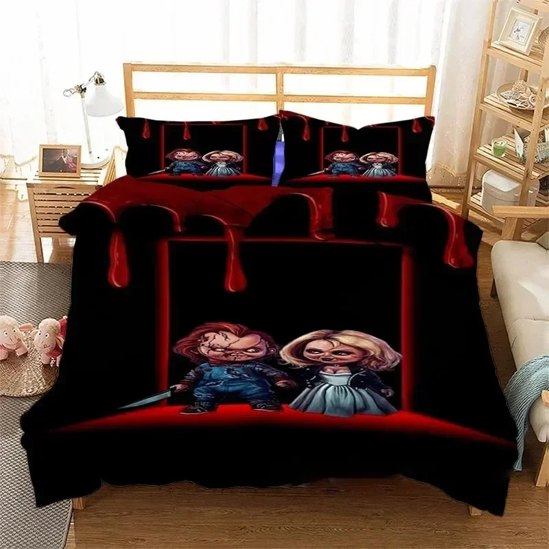 Horror Movie Chucky  3D NEW Duvet Cover Pillowcase Bedding Set Adult Boy Girl Bedroom Decoration Children Single Double Large