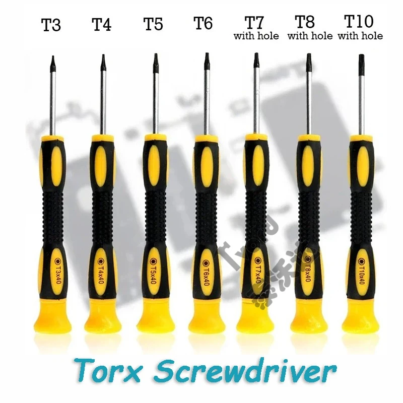 

1/7pcs Torx Screwdriver Bit Set T3 T4 T5 T6 T7 T8 T10 Mini Hexagon Screwdriver Game Console Handle Disassembly Repair Tools