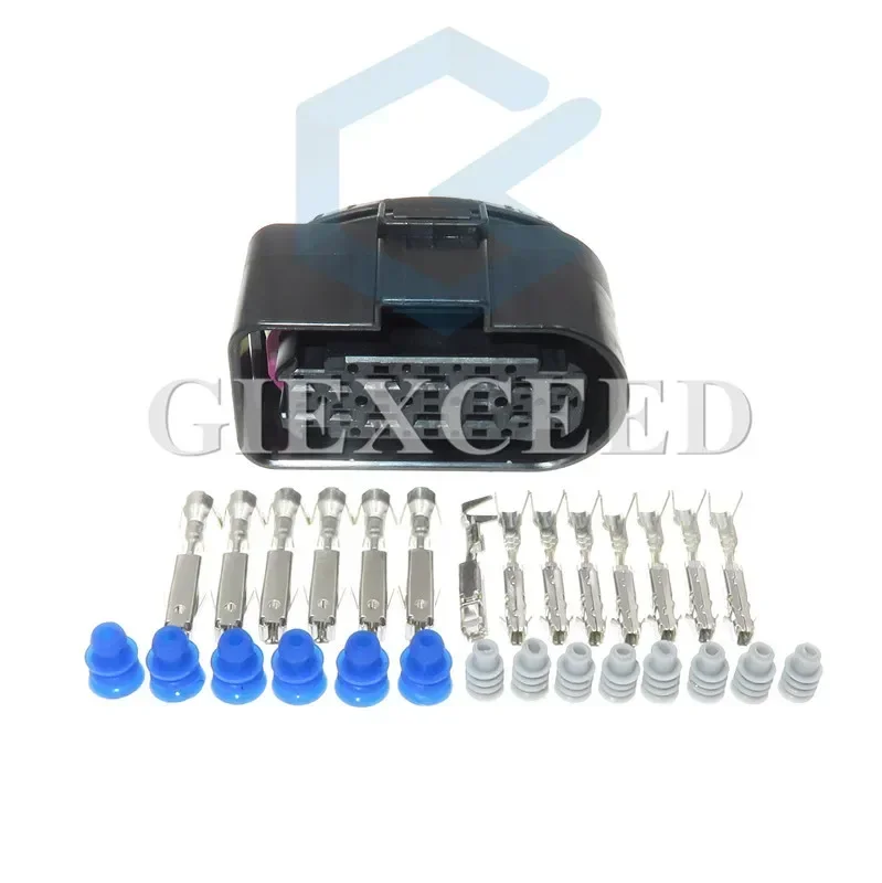 14 Pin 3C0973737 Auto Car LED Light Lamp Cable Socket 3C0 973 737 Automotive Waterproof Female Connector AC Assembly For VW Audi