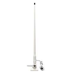 Top-Tier 156-163MHz VHF Marine Whip Antenna,Fiberglass & PL259 for Ultimate Connectivity