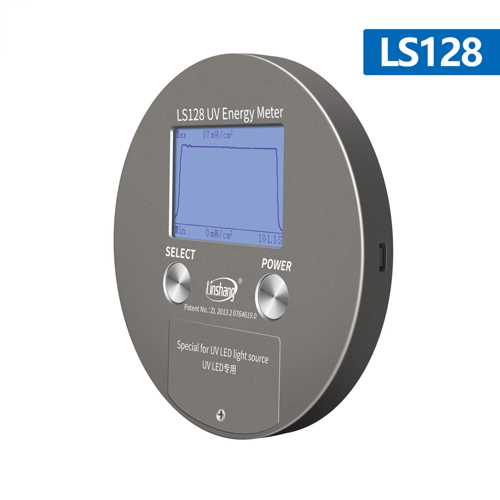 UV energy meter LS128 LS131 A radiometer  power puck for  LED plane light source at 365nm 375nm 385nm 395nm 405nm