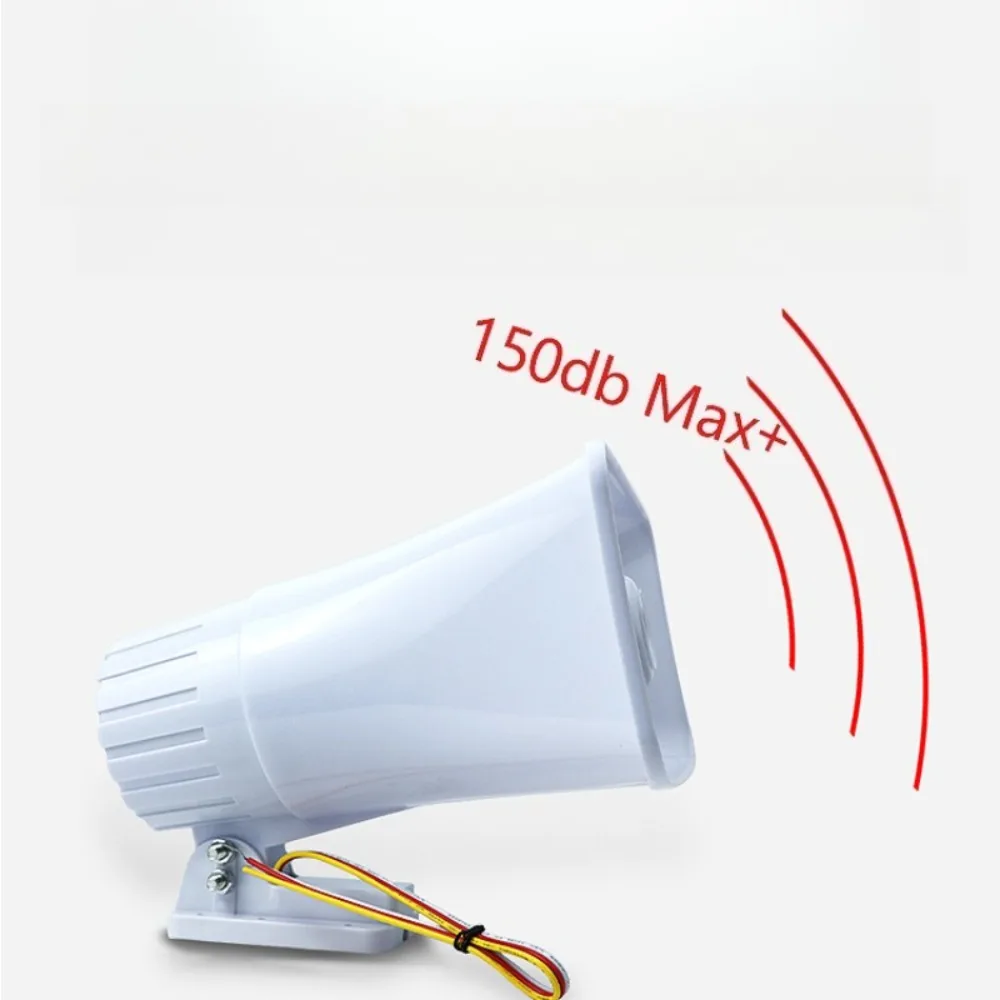 150dB 12V Loud Security Alarm Siren - High-Volume Horn for Engineering Anti-Theft Host Alarm Systems