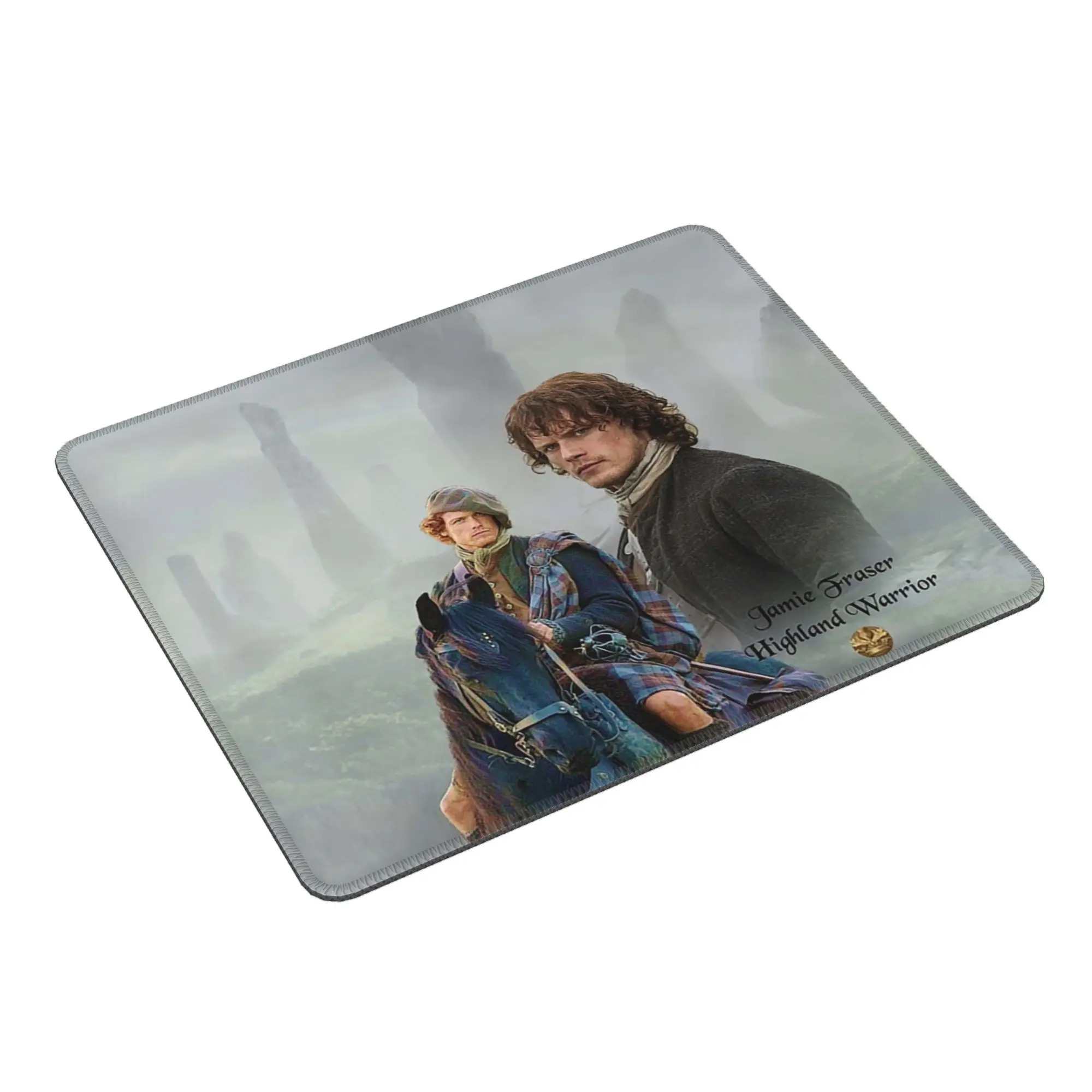 

Jamie Fraser-Highland WarriorOutlande Mouse Pad Computer Keyboard Mouse Mat Gamer PC Laptop Desk Mat Office Table Mats