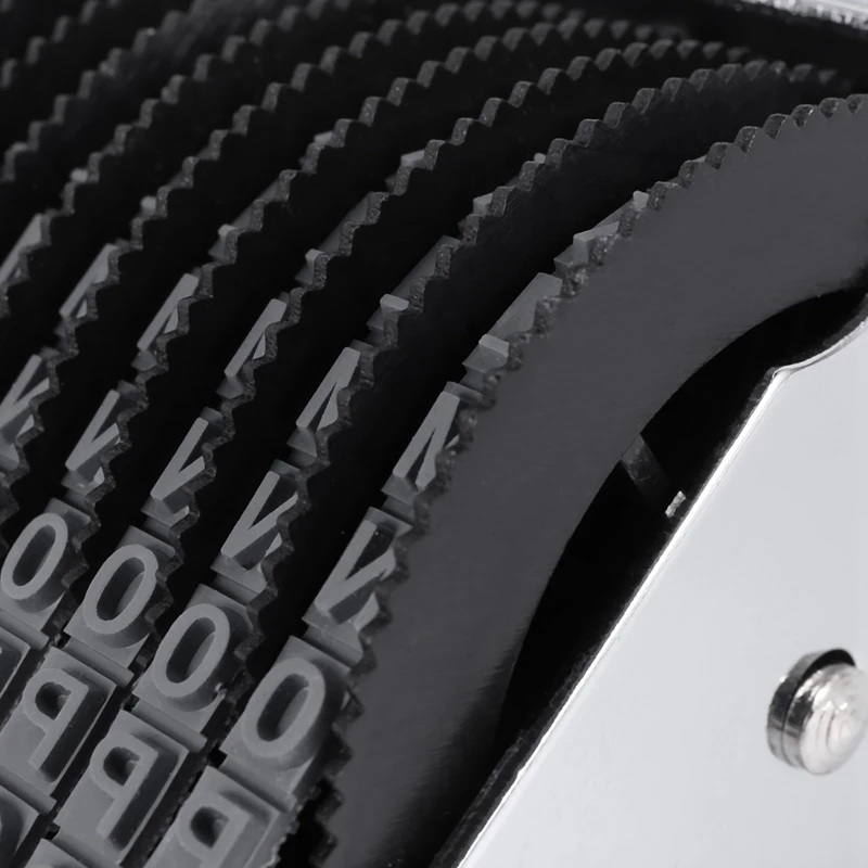 10X Многофункциональный 12-значный алфавит, прокручивающийся резиновый штамп, английская буква, цифры, тиснение, DIY ролик для скрапбукинга канцелярские принадлежности