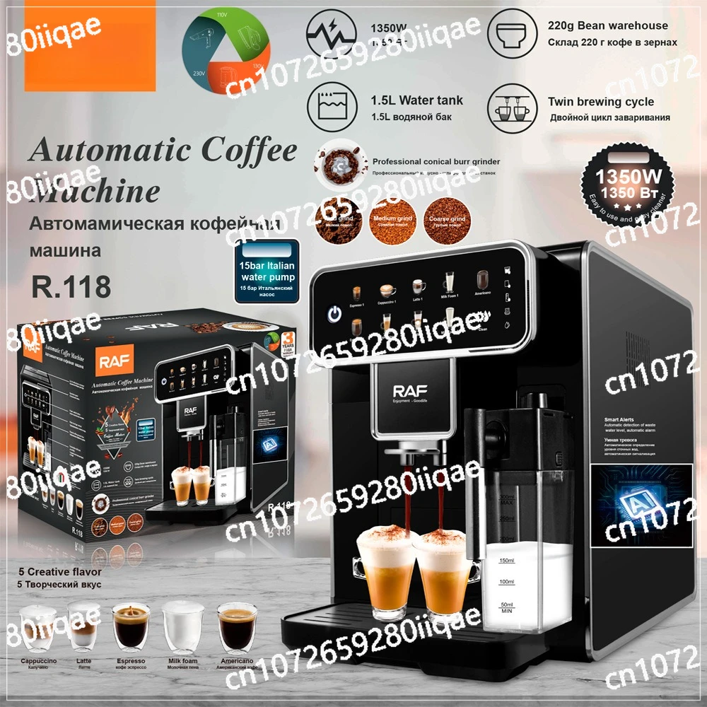

Household Small Semi-automatic Italian Coffee Machine Steam Milk Frother Machine European Cross-border Pump Coffee Machine