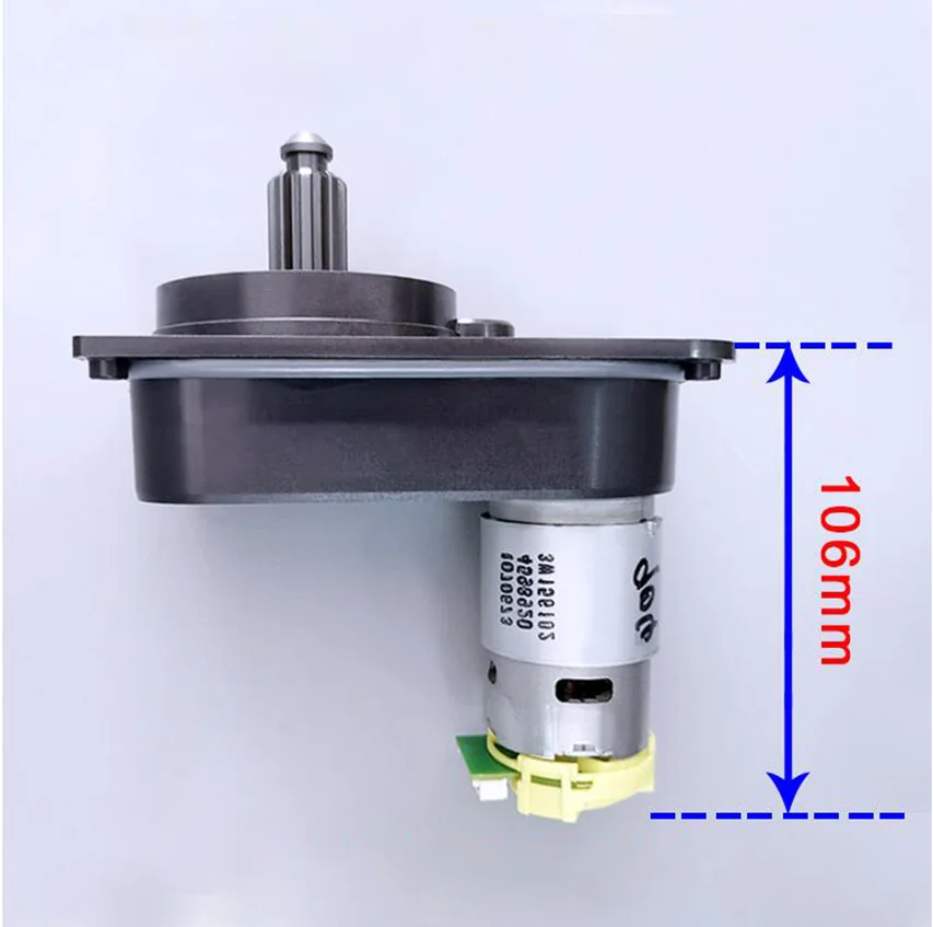 

7-Character 775 DC Geared Motor Dechang High-power Geared Motor Big Shaft Mute New Gear Reducer