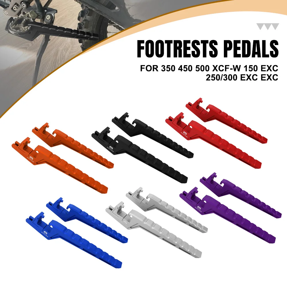 

Для 350 450 500 XCF-W 150 EXC 250/300 EXC EXC SIX DAYS удлинители подножек пассажира удлиненные подножки аксессуары для бездорожья