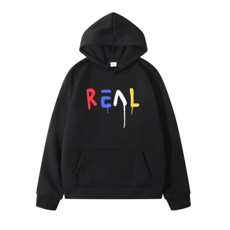 Real Letter Design Y2k Hoodie Men Clothing New in Sweatshirts Men's Winter Sweater Streetwear Harajuku Hoodies Sweatshirt