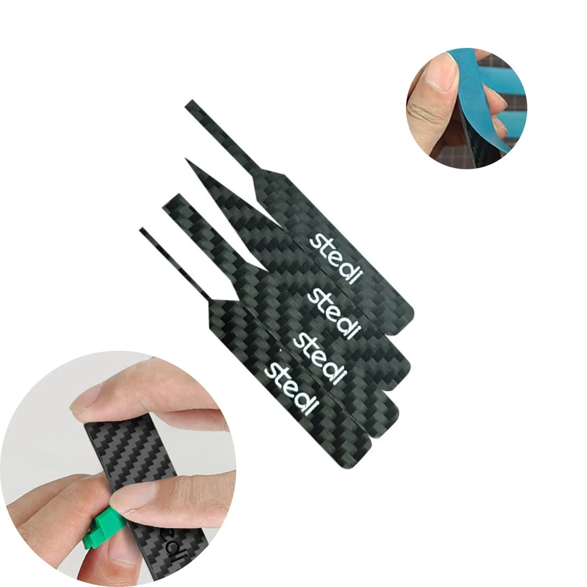 Stedi MS-D2-D20 Carbon Fiber Polishing Plate Handheld Sander for Gundam DIY Hobby Model Crafting Sanding Grinding Tool Accessory