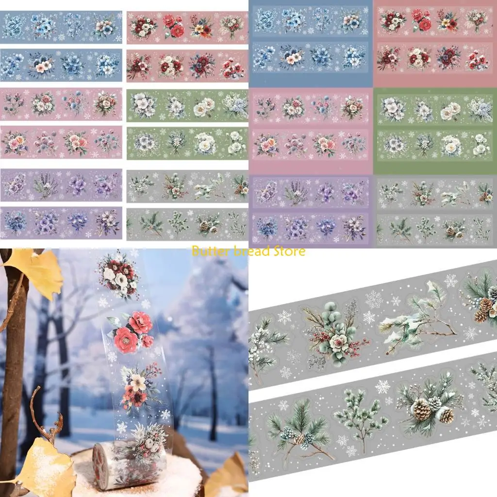 w89c-journaling-decorative-sticker-waterproof-flower-pet-sticker-for-notebook-scrapbooking-phone-case-handmade-art-craft