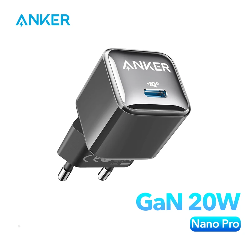 Anker 511 Charger Nano Pro USB C Charger 20W PIQ 3.0 Durable Compact Fast Charger  iPhone 15/15 Plus/15 Pro/15 Pro Max /Galaxy