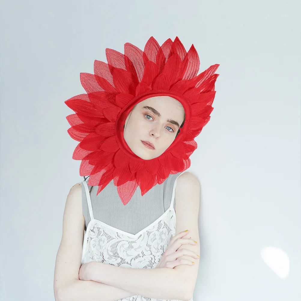 해바라기 머리 장식 꽃 의상 무대 파티 소품 재미있는 코스프레 액세서리 댄스웨어 파티 용품