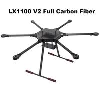 DroneHub LX1100 V1/ V2 Full Carbon Fiber 1100mm Hexa-Rotor Frame X-Roter 80A ESC PX4 Pixhawk Flight Control Drone Frame