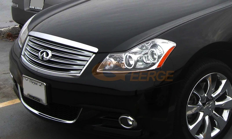 For Infiniti M M35 M45 Nissan Fuga Y50 Ultra Bright CCFL Angel Eyes Halo Rings Kit Car Accessories