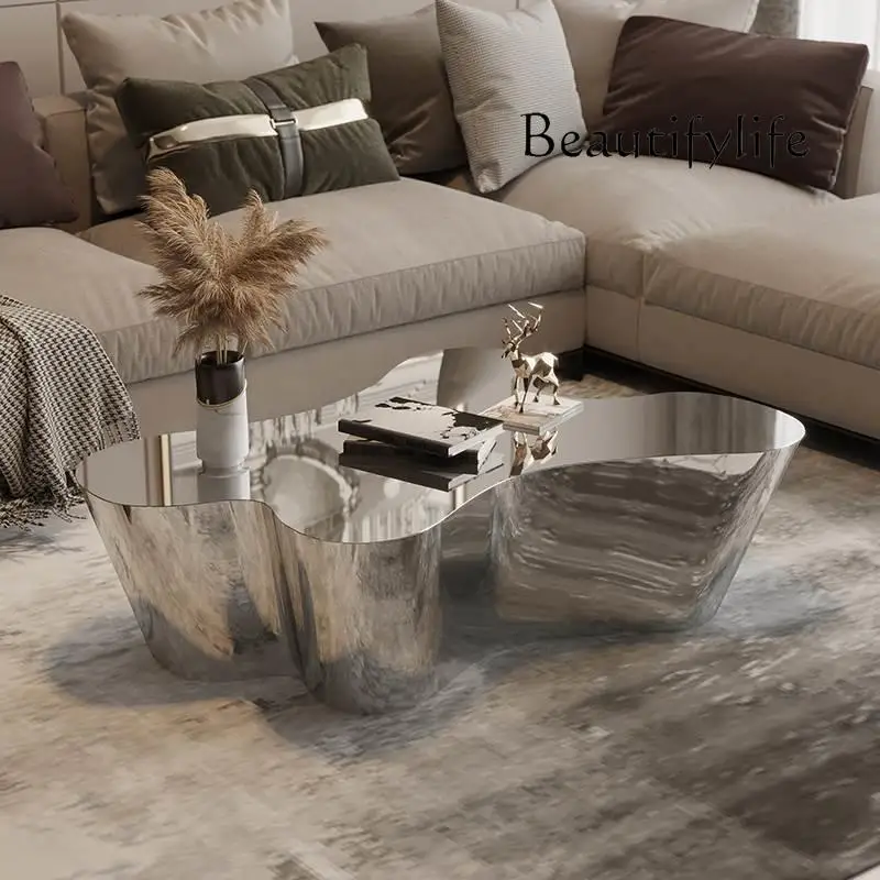 

Special-shaped Modern Coffee Table Minimalist Natural Living Room Side Tea Table Nordic Unique Mesa Centro Salon Home Furniture