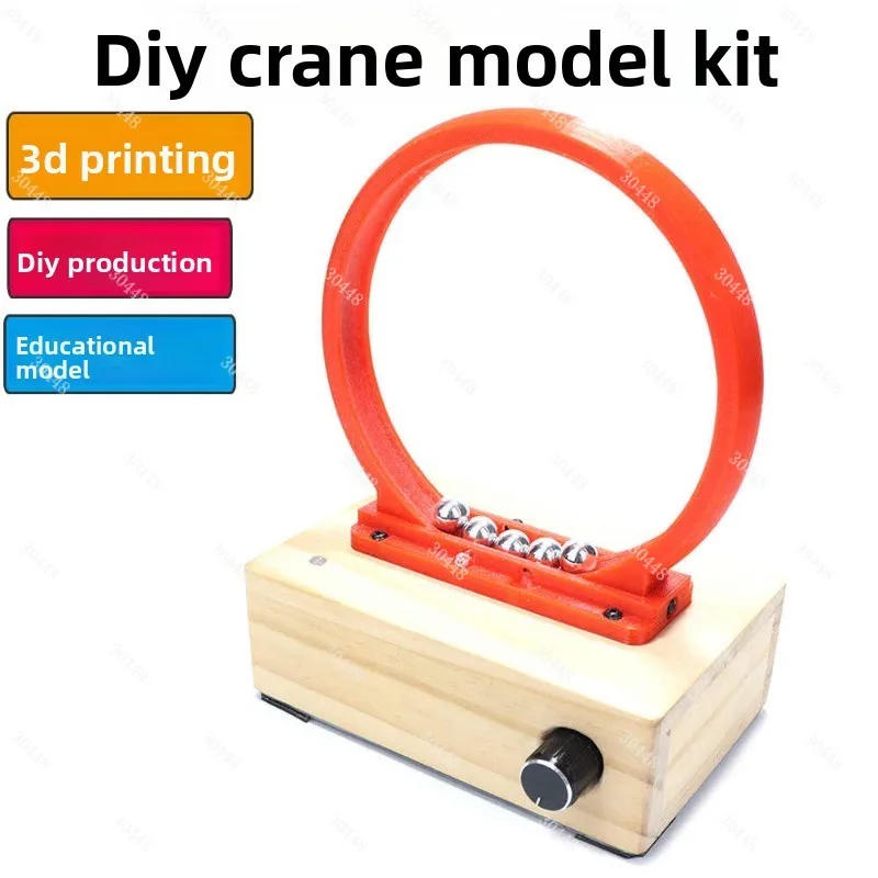Perpetual Motion Machine Model - Diy Science Kit: Circular Motion, Physics, Electromagnetic Energy Conservation Experiment