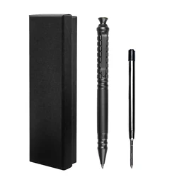 Titanium Alloy Ball-point Pen New Business Stationery Set Portable Signing G2 Refill EDC Gun Grey