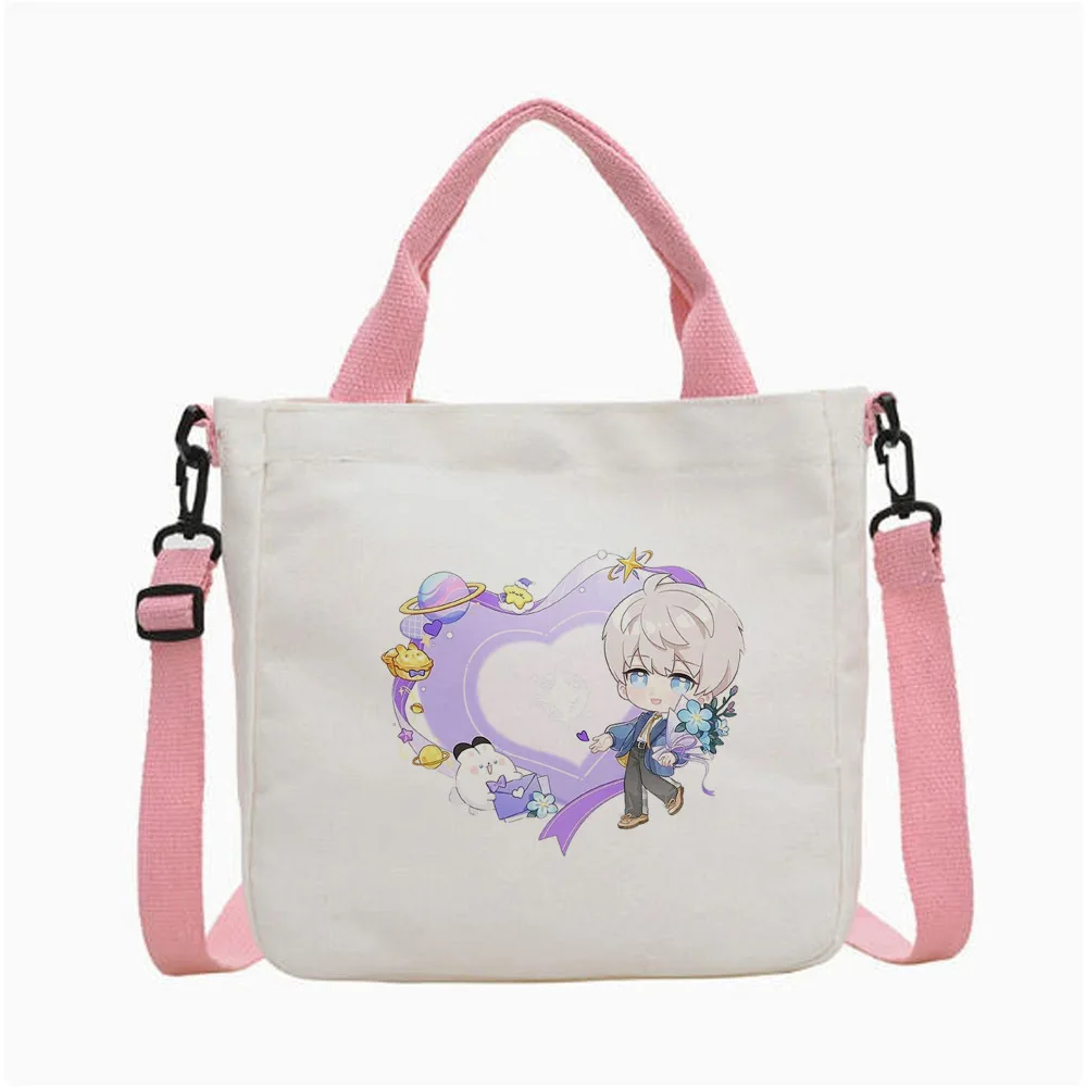 Love And Deepspace tote bag bolsas de tela shopping canvas  reusable foldable woman