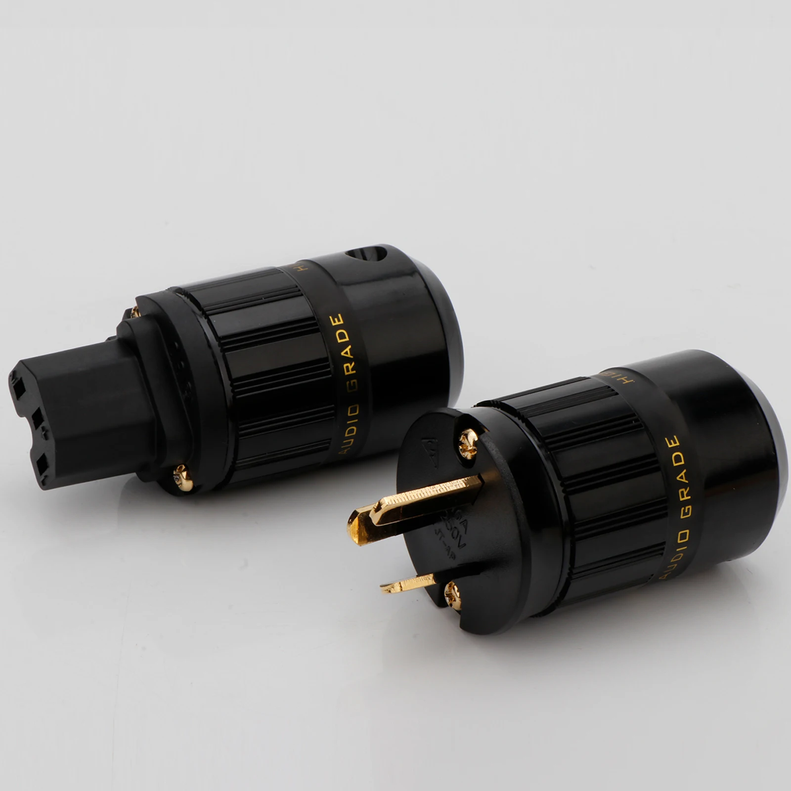 HIFI لتقوم بها بنفسك التيار المتناوب موصل مقبس الطاقة الاتحاد الأوروبي الاتحاد الأفريقي الولايات المتحدة IEC320 ذكر أنثى قابس طاقة كهربائي مدخل المخرج لكابل مكبر الصوت الطاقة