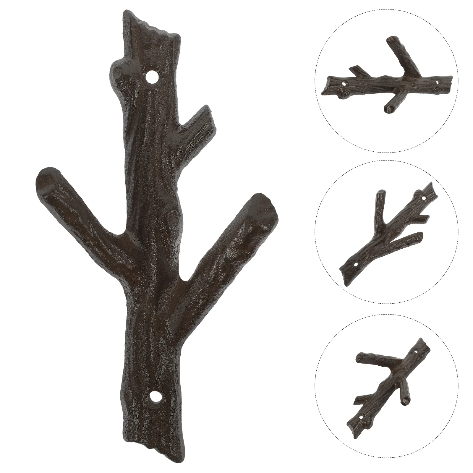 

Cast Iron Hook Retro Decorative Hooks Wall Mount for Hanging Coats Mounted Heavy Duty Bathroom Door