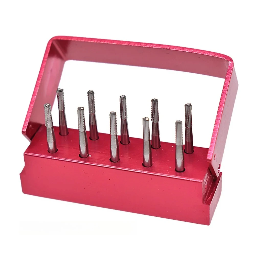 3×10PCS/Box Dentistry Broken Crown Needle For Break Crown With Metal Bur Box Endodontic High Speed Dental Drill Dentist Tools