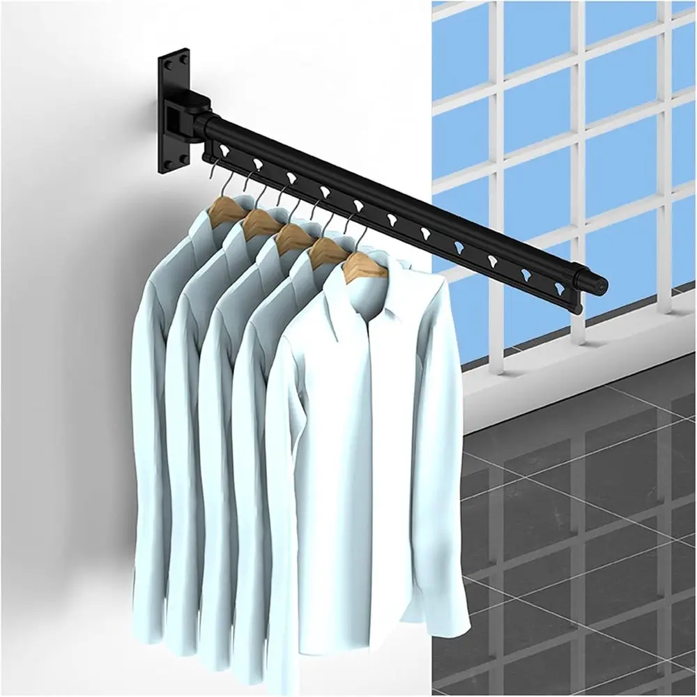 

Алюминиевая выдвижная сушилка для белья для дома и улицы - компактная, вращающаяся, с высокой вместимостью