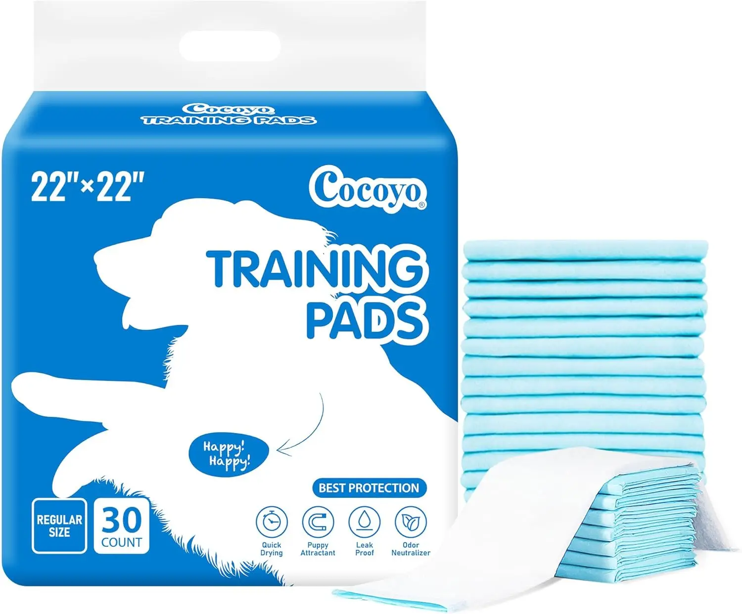 

Best Value Training Pads 30 Count Super Absorbent Puppy Pads