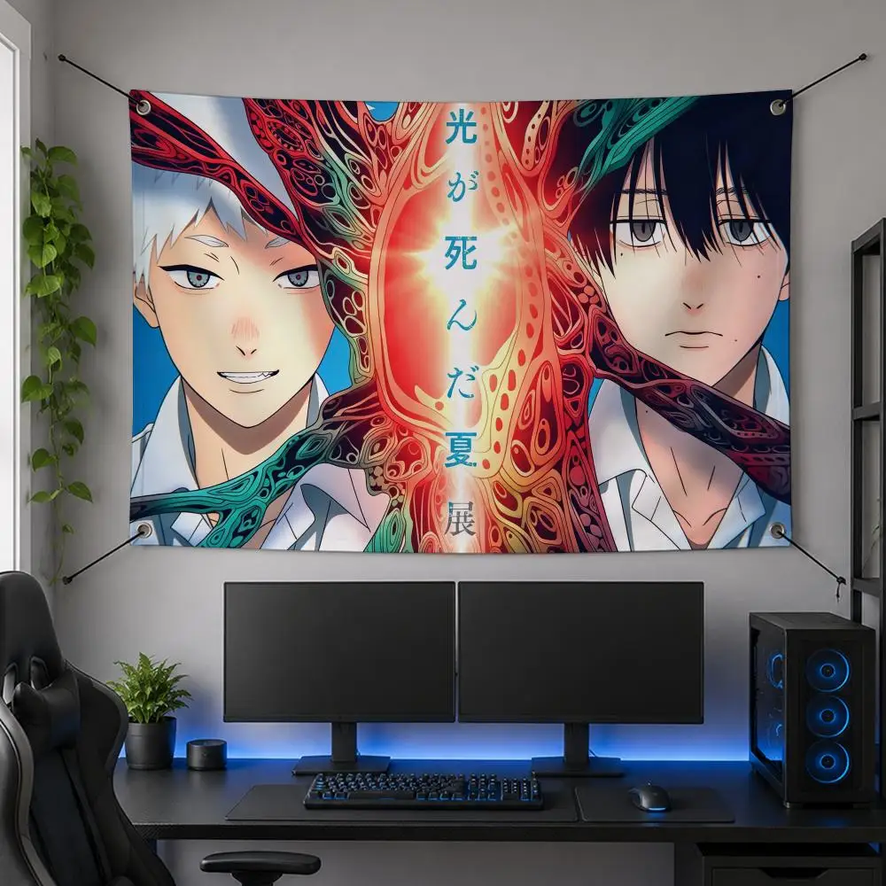 Anime Drama S-Summer Hikaru Died Flags Flag Banner for Bedroom Dorm Party Home Living Room Game Room Gift