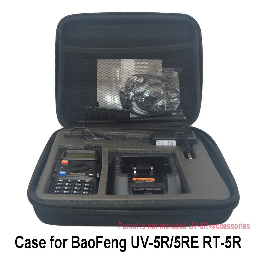 Handbag Case Storage Box For Baofeng UV-5R TYT TH-F8 Walkie Talkie Launch Hunting Bag