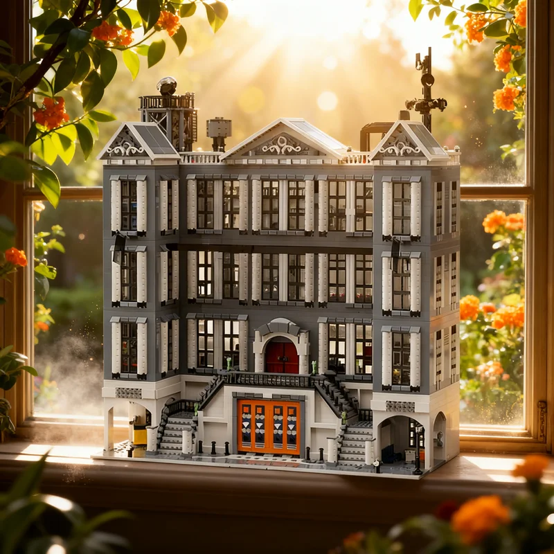 

6804pcs MOC Arkham Assault On GCPD Super Heroes DCD Model Building Blocks Creative Display Gift Collectible Decor Kids Premium