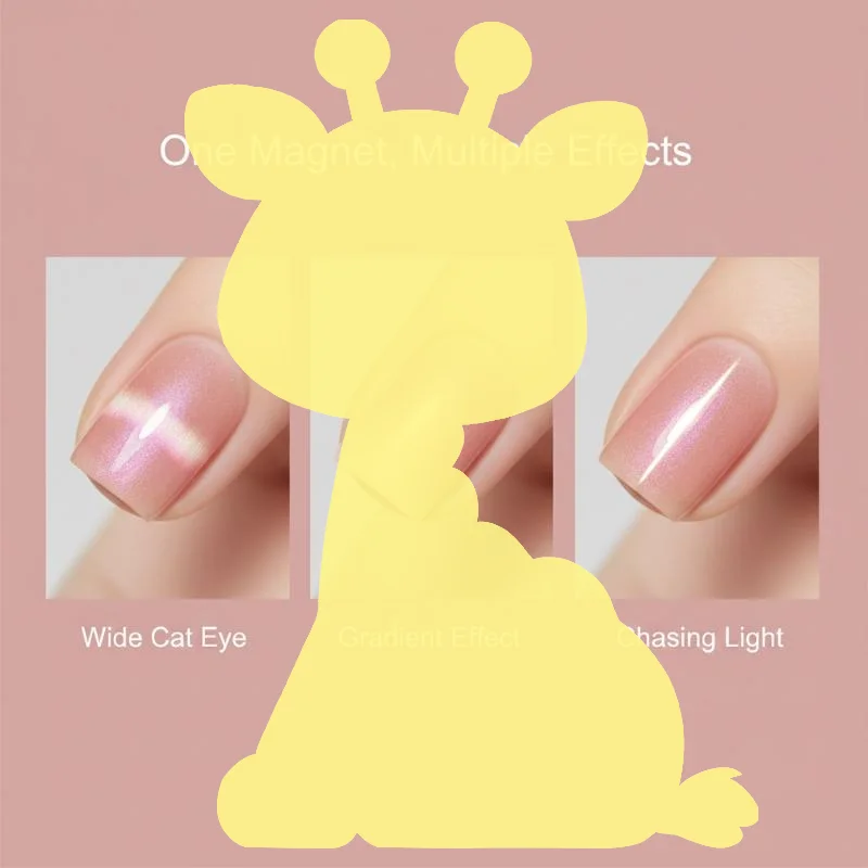 Caneta magnética para nail art com efeito «olho de gato», ímã potente e portátil, ferramenta para criar efeitos 3D nas unhas, ideal para quem gosta de
