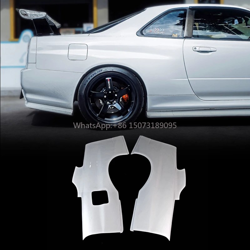 

Fiber Glass Fender for nissan R34 GTT GTR Conversion Kit OE Rear Fender (Can Use with TT to R Conversion Kit)