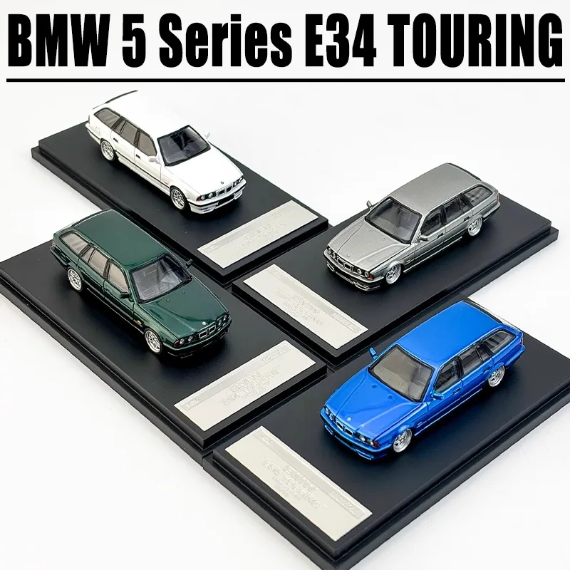 Escala Mortal 1/64 BMW 5 Series E34 TOURING, vehículo de juguete de aleación, regalos de modelo de Metal fundido a presión