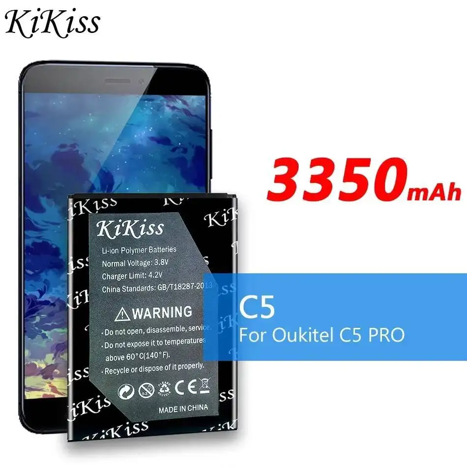 

Аккумулятор KiKiss 3350 мАч для портативных аккумуляторов Oukitel C5 Pro