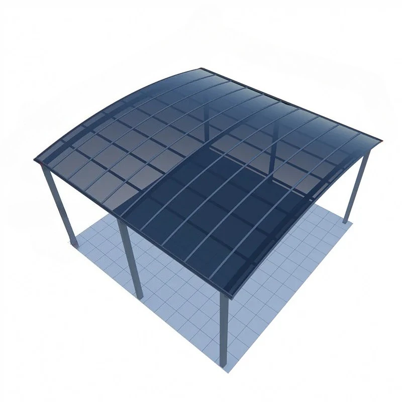 

Outdoor Aluminum Alloy Arched Garage Carport Waterproof Pergola Panel Rainproof Courtyard Garden Villa Canopy Size Customization