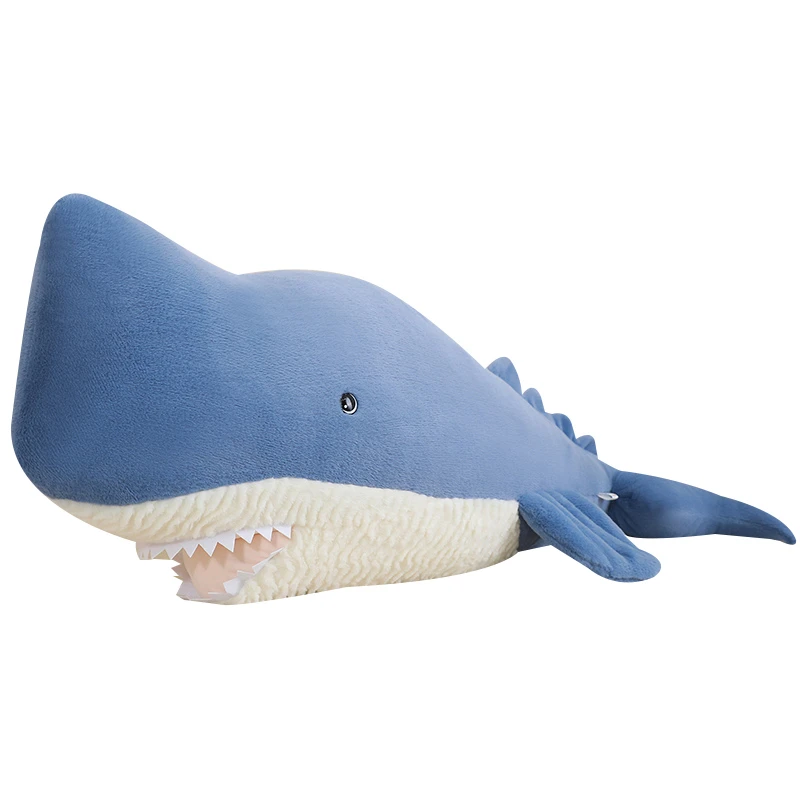 40-110cm Cute Sea Fish Sperm Whale Plush Toys Abyssal Animal Doll Pillow Stuffed Soft Cushion Creative Girlfriend Gifts