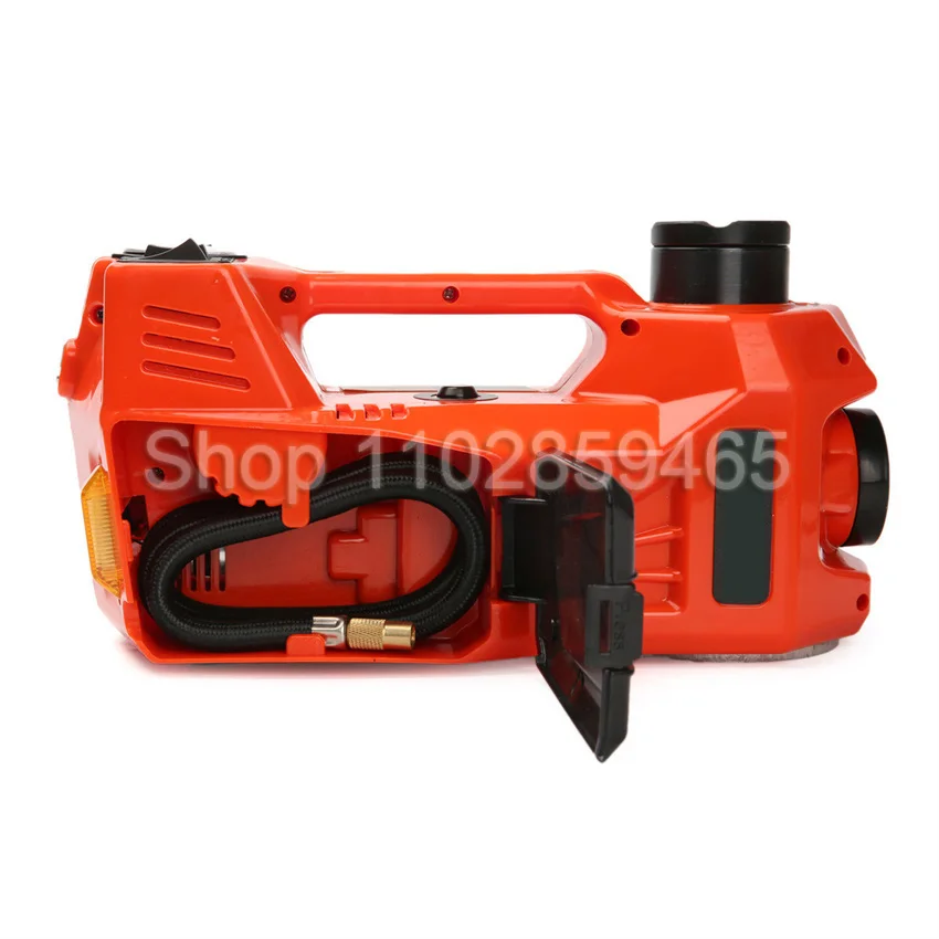 12V 3Ton/5Ton Car Electric Hydraulic Jack With Tire Inflator Pump And LED Flashlight 3 In 1 Lift Jack For Car