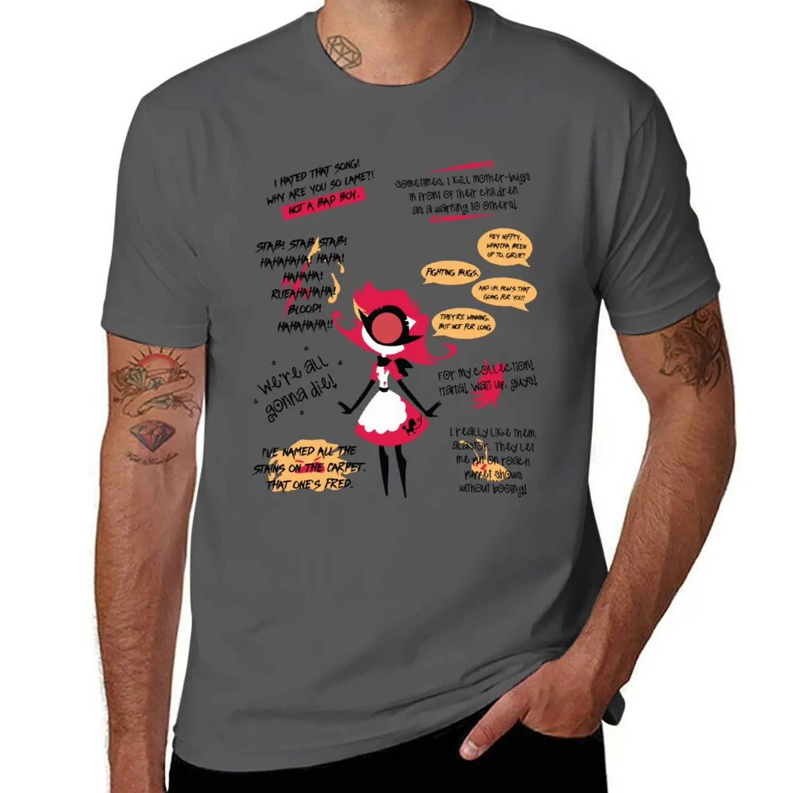 

Niffty Minimalist Quotes T-Shirt cotton man t-shirts funny gifts men clothings