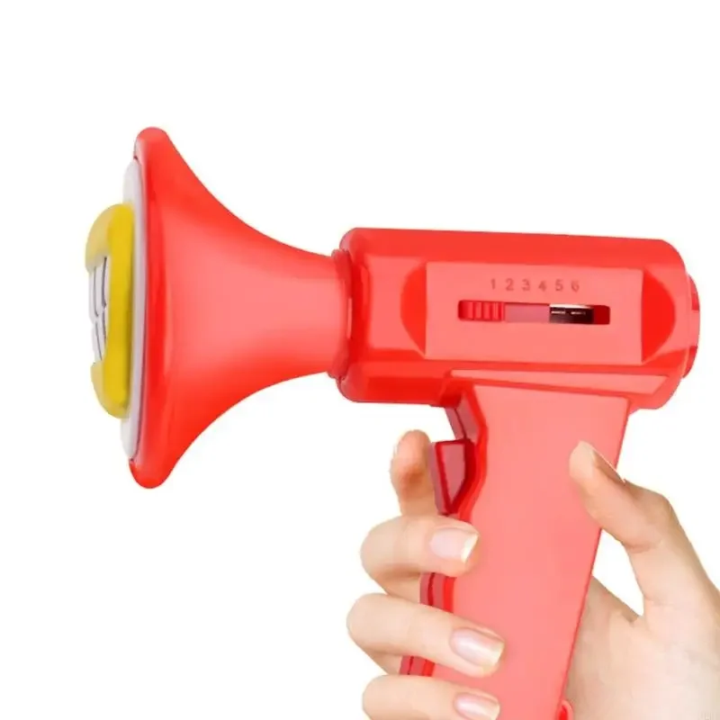 لعبة تعديل الصوت للأطفال مكبر الصوت المزحة مع 6 مؤثرات صوتية للنشاط الخارجي ومكبر الصوت لعبة مغير الصوت 15UB