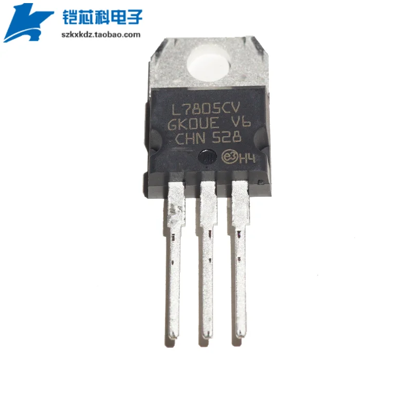 10Pcs Original L7805CV-DG TO-220 L7805CV L7805 7805 LM7805 Linear Voltage Regulators LDO IC 1.5A 5V