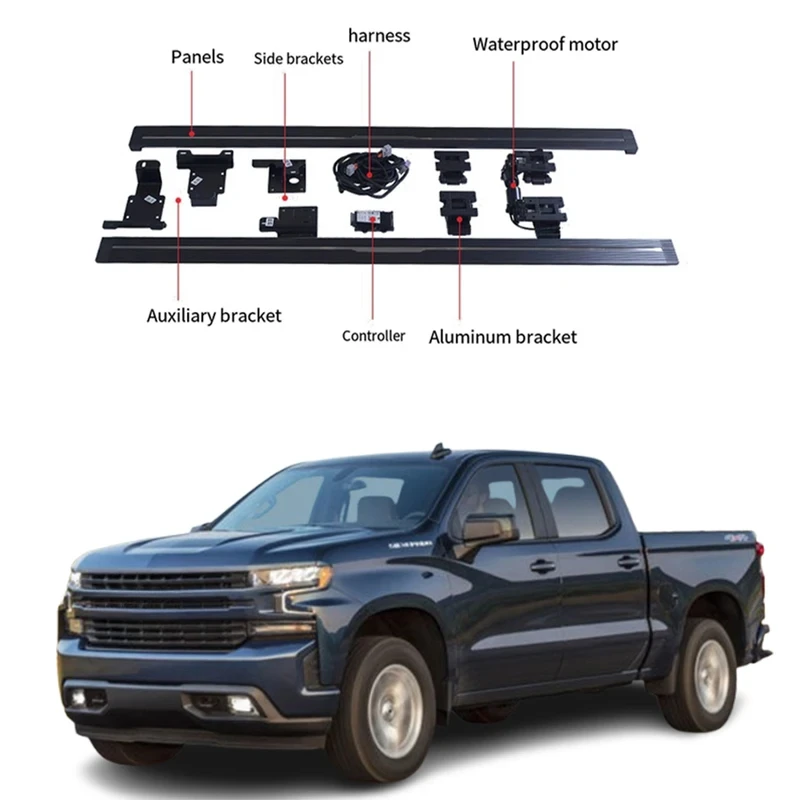 

Automatic Foot Step Electric Side Step Running Board Power Electric Pedal For chevrolet silverado